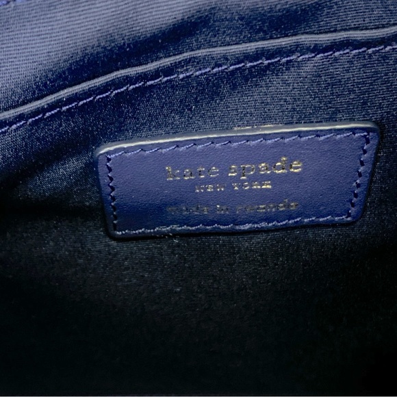 Kate Spade on Purpose Pink Opalin - Crossbody Spade clover denim pink - NWT - Picture 3 of 7